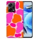 TPU чохол Spring mood для Xiaomi Redmi Note 12 Pro 5G, Pink and orange